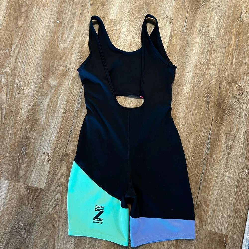 Zumba Colorful Workout Romper - Picture 3 of 4
